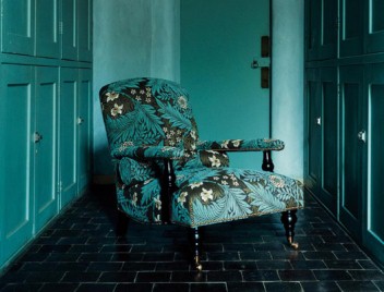 WILLIAM MORRIS LARKSPUR FABRIC